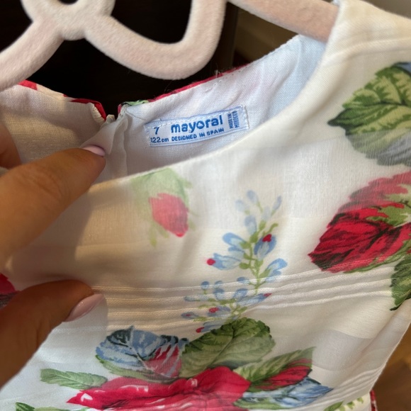 Mayoral Dress, Floral Size 7 - Picture 5 of 7